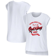 Detroit Red Wings WEAR by Erin Andrews Women's Domestic Tank Top - White | NHL discount
