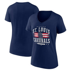 St. Louis Cardinals Women's Americana Team V-Neck T-Shirt Near Me