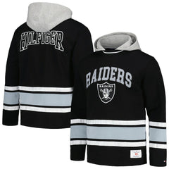 Las Vegas Raiders Tommy Hilfiger Ivan Fashion Pullover Hoodie - Black - NFL