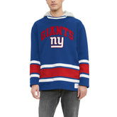 New York Giants Tommy Hilfiger Ivan Fashion Pullover Hoodie - Royal - NFL