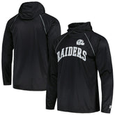 Las Vegas Raiders Starter Gridiron Classics Throwback Raglan Long Sleeve Hooded T-Shirt - Black - NFL