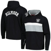 Las Vegas Raiders Tommy Hilfiger Morgan Long Sleeve Hoodie T-Shirt - Black - NFL