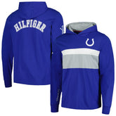 Indianapolis Colts Tommy Hilfiger Morgan Long Sleeve Hoodie T-Shirt - Royal - NFL