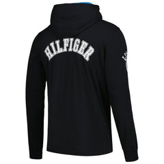 Carolina Panthers Tommy Hilfiger Morgan Long Sleeve Hoodie T-Shirt - Black - NFL