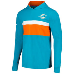 Miami Dolphins Tommy Hilfiger Morgan Long Sleeve Hoodie T-Shirt - Aqua - NFL