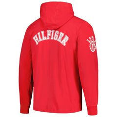 Kansas City Chiefs Tommy Hilfiger Morgan Long Sleeve Hoodie T-Shirt - Red - NFL