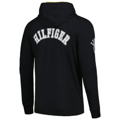 New Orleans Saints Tommy Hilfiger Morgan Long Sleeve Hoodie T-Shirt - Black - NFL