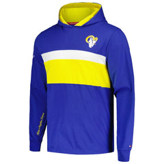 Los Angeles Rams Tommy Hilfiger Morgan Long Sleeve Hoodie T-Shirt - Royal - NFL