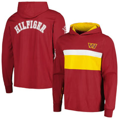 Washington Commanders Tommy Hilfiger Morgan Long Sleeve Hoodie T-Shirt - Burgundy - NFL