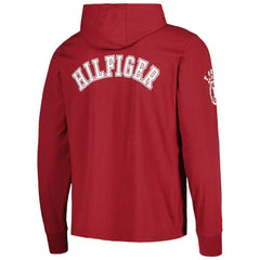 Washington Commanders Tommy Hilfiger Morgan Long Sleeve Hoodie T-Shirt - Burgundy - NFL
