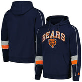 Chicago Bears Starter Captain Pullover Hoodie - Navy - NFL