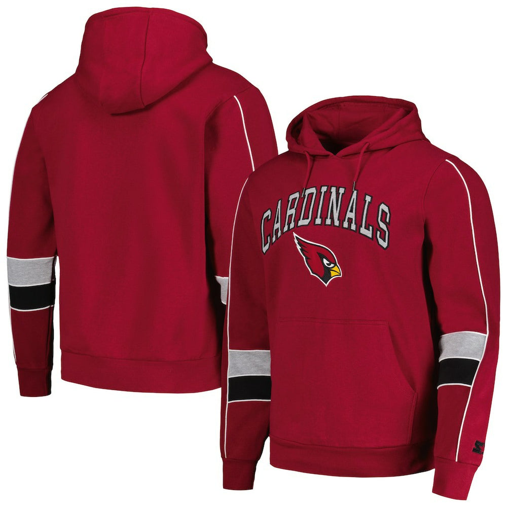 Arizona Cardinals Starter Captain Pullover Hoodie - Cardinal - NFL