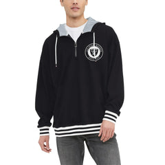 Las Vegas Raiders Tommy Hilfiger Aaron Quarter-Zip Hoodie - Black - NFL