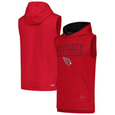 Arizona Cardinals MSX by Michael Strahan Marathon Sleeveless Pullover Hoodie - Cardinal - NFL
