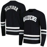 Las Vegas Raiders Tommy Hilfiger Nolan Long Sleeve T-Shirt - Black/Silver - NFL