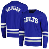 Indianapolis Colts Tommy Hilfiger Nolan Long Sleeve T-Shirt - Royal/Gray - NFL