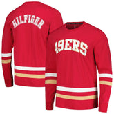San Francisco 49ers Tommy Hilfiger Nolan Long Sleeve T-Shirt - Red/Gold - NFL