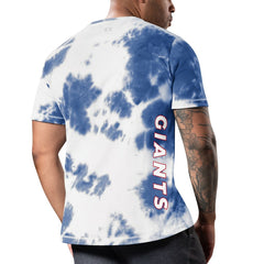 New York Giants MSX by Michael Strahan Freestyle Tie-Dye T-Shirt - Royal - NFL