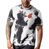 Cleveland Browns MSX by Michael Strahan Freestyle Tie-Dye T-Shirt - Black - NFL