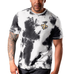 New Orleans Saints MSX by Michael Strahan Freestyle Tie-Dye T-Shirt - Black - NFL