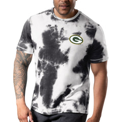 Green Bay Packers MSX by Michael Strahan Freestyle Tie-Dye T-Shirt - Black - NFL