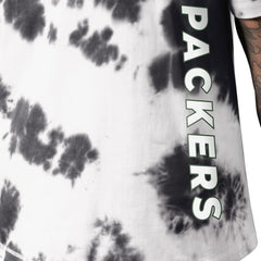 Green Bay Packers MSX by Michael Strahan Freestyle Tie-Dye T-Shirt - Black - NFL