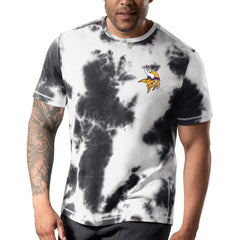 Minnesota Vikings MSX by Michael Strahan Freestyle Tie-Dye T-Shirt - Black - NFL
