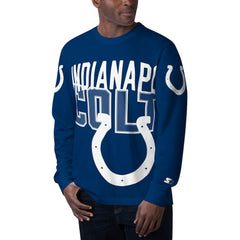 Indianapolis Colts Starter Clutch Hit Long Sleeve T-Shirt - Royal - NFL