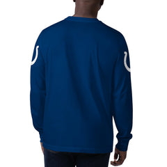Indianapolis Colts Starter Clutch Hit Long Sleeve T-Shirt - Royal - NFL