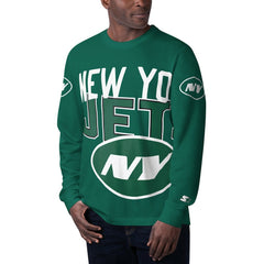 New York Jets Starter Clutch Hit Long Sleeve T-Shirt - Green - NFL