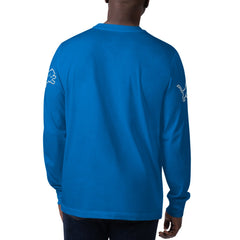 Detroit Lions Starter Clutch Hit Long Sleeve T-Shirt - Blue - NFL