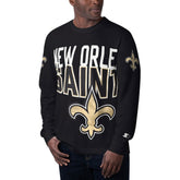 New Orleans Saints Starter Clutch Hit Long Sleeve T-Shirt - Black - NFL