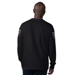 Las Vegas Raiders Starter Clutch Hit Long Sleeve T-Shirt - Black - NFL