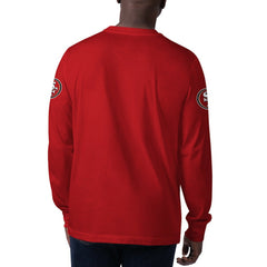 San Francisco 49ers Starter Clutch Hit Long Sleeve T-Shirt - Scarlet - NFL