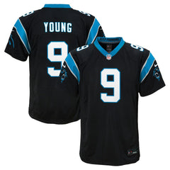 Bryce Young Carolina Panthers Youth Game Jersey - Black - Nike