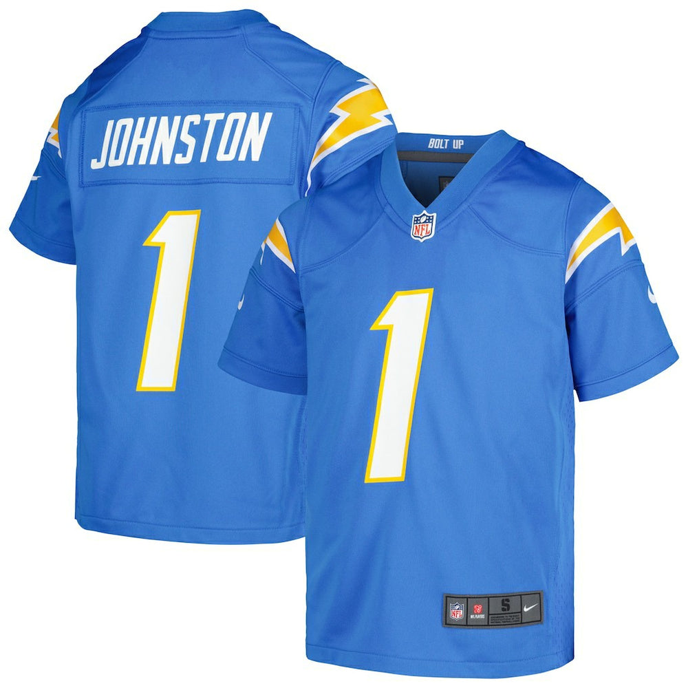 Quentin Johnston Los Angeles Chargers Youth Game Jersey - Powder Blue - Nike
