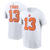 Mike Evans '76 Tampa Bay Buccaneers 50th Season Name & Number T-Shirt - White - Nike