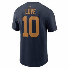 Jordan Love Green Bay Packers The 1923 Classic Name & Number T-Shirt - Navy - Nike