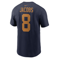 Josh Jacobs Green Bay Packers Player Name & Number T-Shirt - Navy - Nike