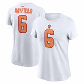 Baker Mayfield Tampa Bay Buccaneers Women's Name & Number T-Shirt - White - Nike