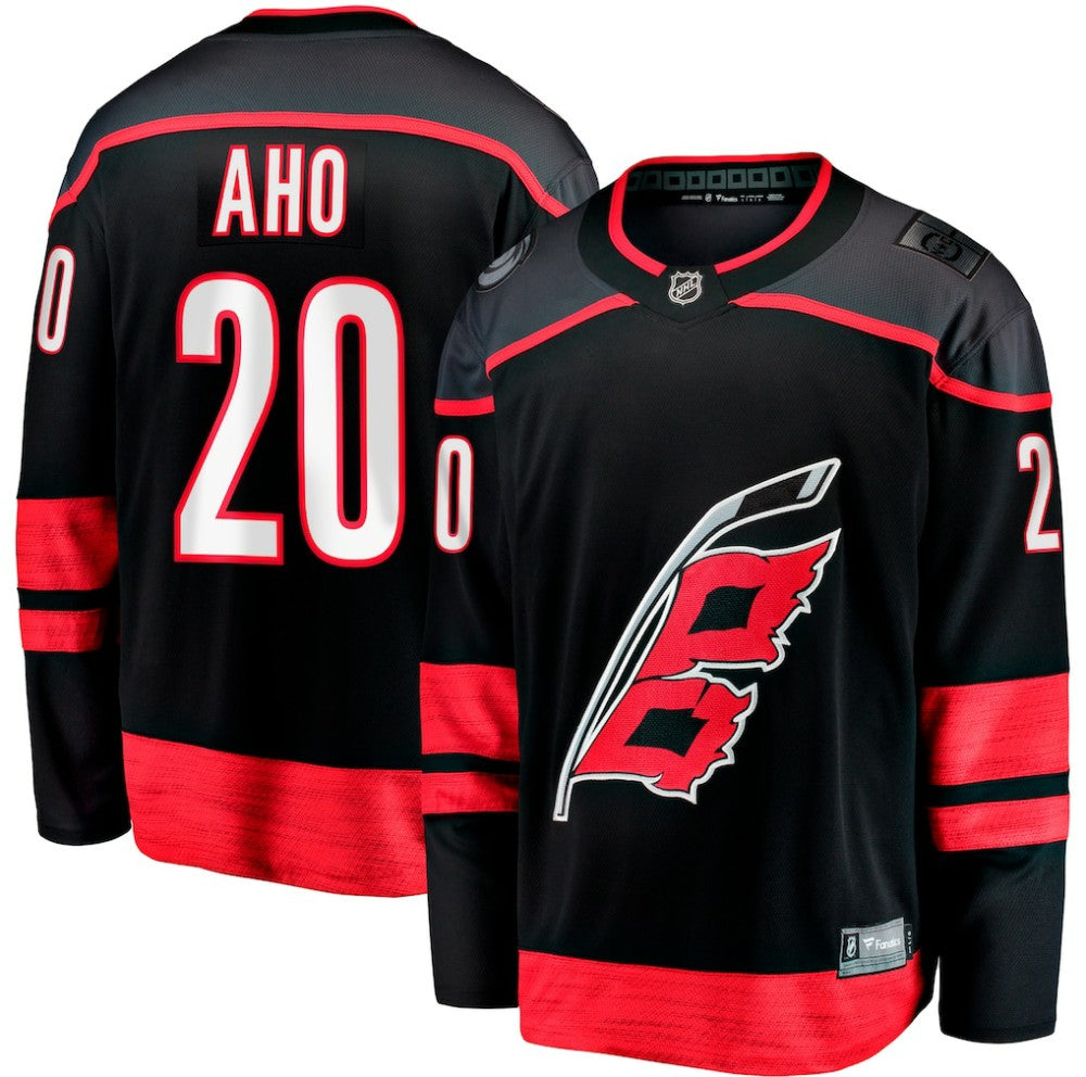 Sebastian Aho Carolina Hurricanes Fanatics Home Breakaway Jersey - Black | Fanatics near me