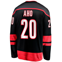 Sebastian Aho Carolina Hurricanes Fanatics Home Breakaway Jersey - Black | Fanatics near me