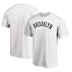 Brooklyn Nets Wordmark Alt T-Shirt White