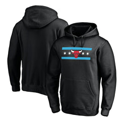 Chicago Bulls Hometown Collection Post Up Pullover Hoodie Black