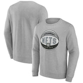 Brooklyn Nets Hard Color Pullover Sweatshirt Gray