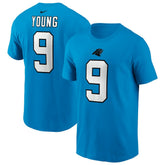 Bryce Young Carolina Panthers Player Name & Number T-Shirt - Blue - Nike