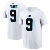 Bryce Young Carolina Panthers Player Name & Number T-Shirt - White - Nike