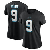 Bryce Young Carolina Panthers Women's Player Name & Number T-Shirt - Black - Nike
