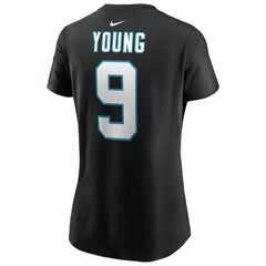 Bryce Young Carolina Panthers Women's Player Name & Number T-Shirt - Black - Nike