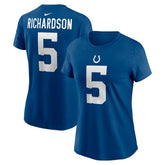 Anthony Richardson Indianapolis Colts Women's Player Name & Number T-Shirt - Royal - Nike
